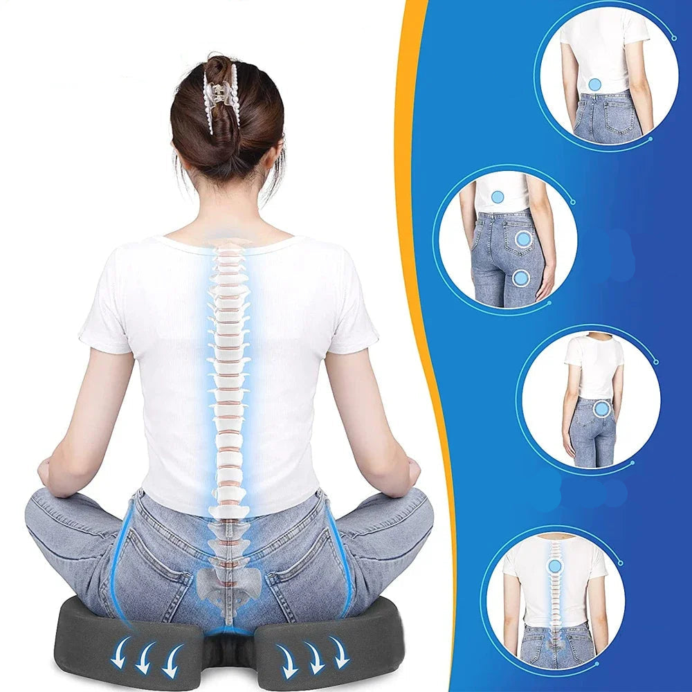Vintora™ - Orthopädischen Sitzkissen Entlastung für Rücken & Steißbein