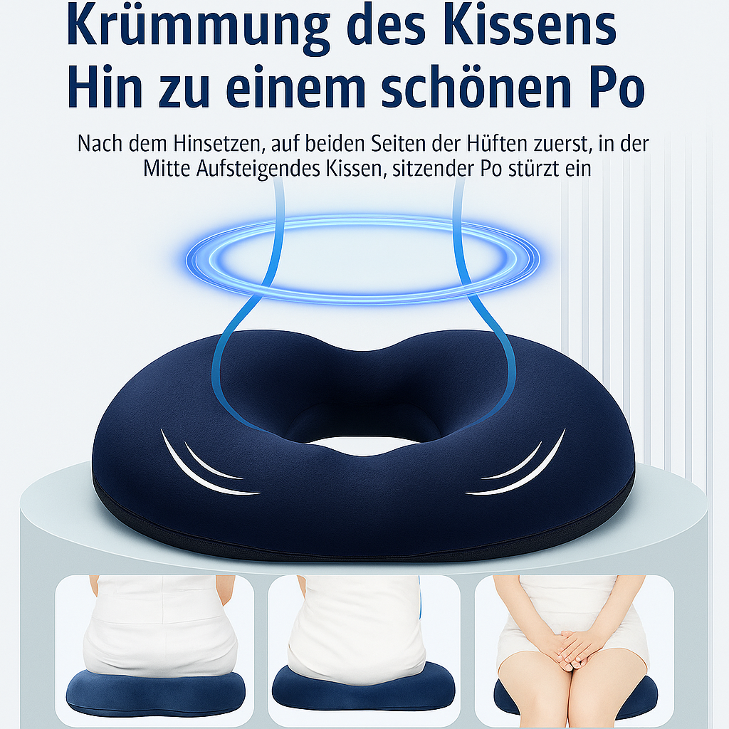 Vintora™ - Hämorrhoiden Kissen – Ergonomisch & Bequem gegen Schmerzen